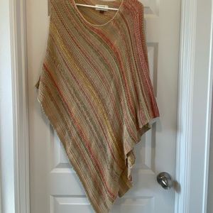 Multi-color Sonoma Sweater Poncho L/XL